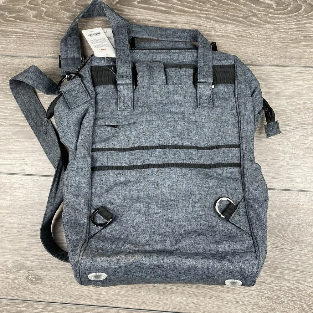 Lug Via 2 Large Tote Bag Heather Grey 16"x10" New - Picture 4 of 7